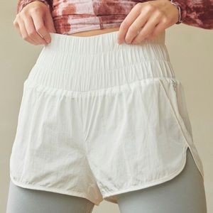 Free People The Way Home Shorts White